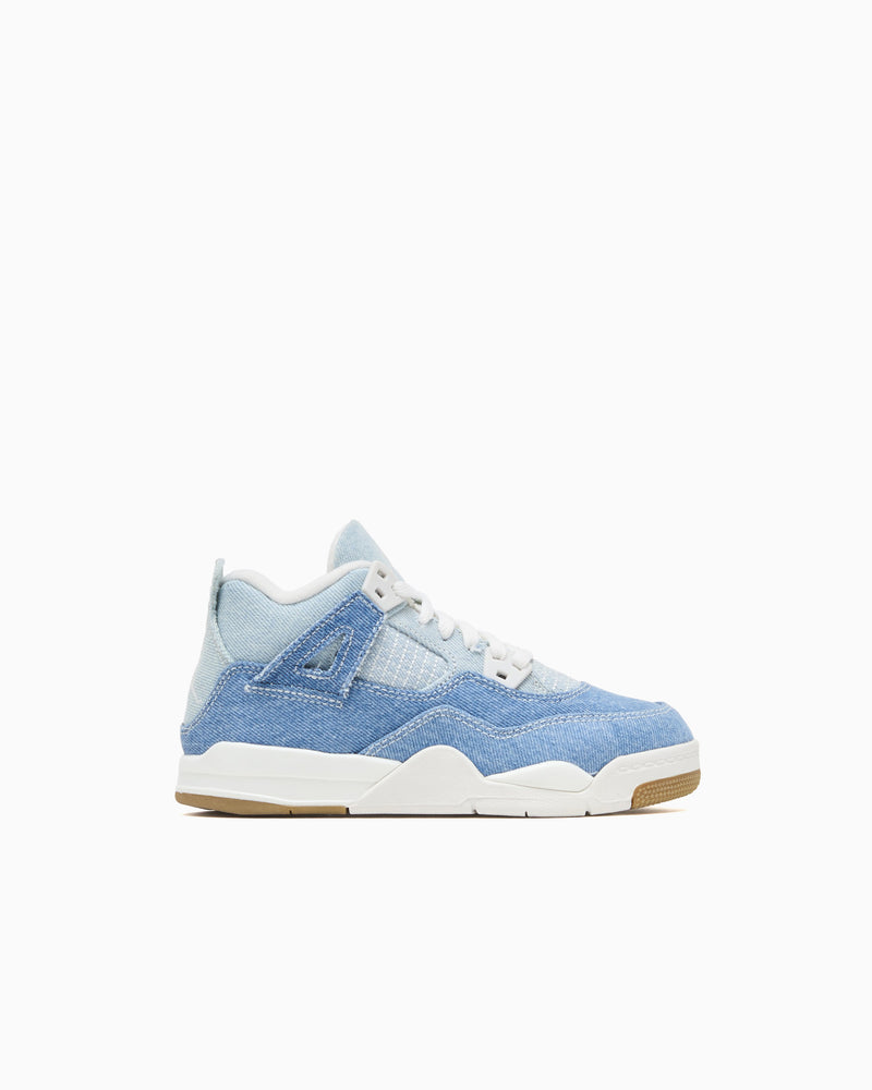 Jordan Air Jordan Women's 4 Retro TEX "Denim Worn Blue" (PS)