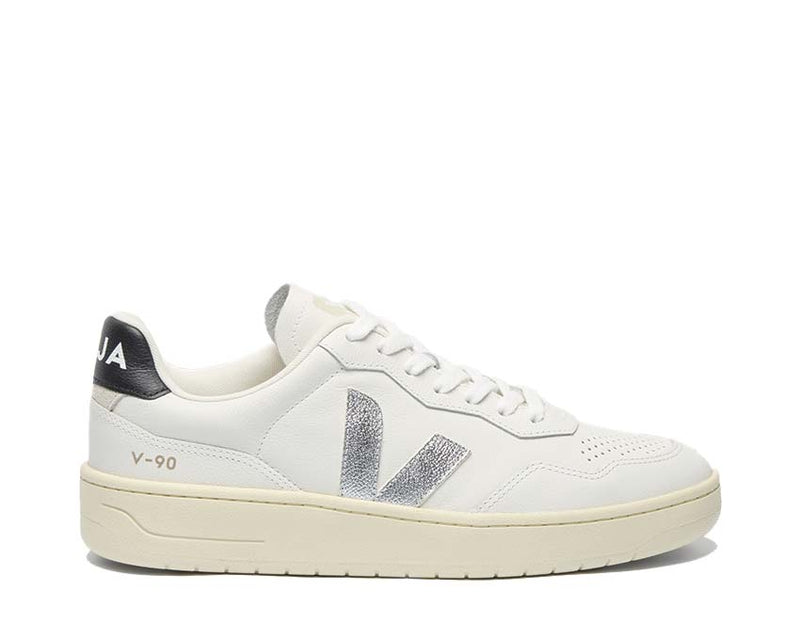 Veja V-90 O.T. Leather "Silver"
